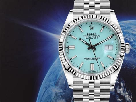 rolex datejust 36mm tiffany|Rolex tiffany dial for sale.